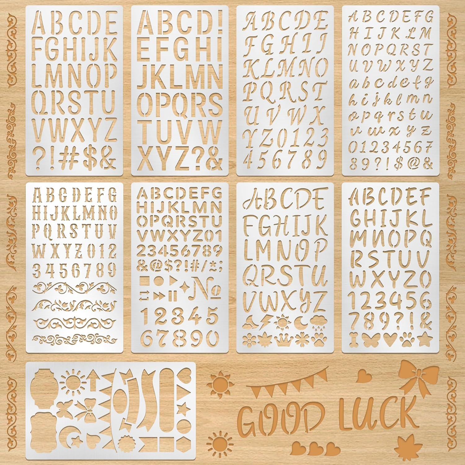 Art And Craft Numbers - 각인, 벽화, DIY 공예, 저널링, 스크랩북킹