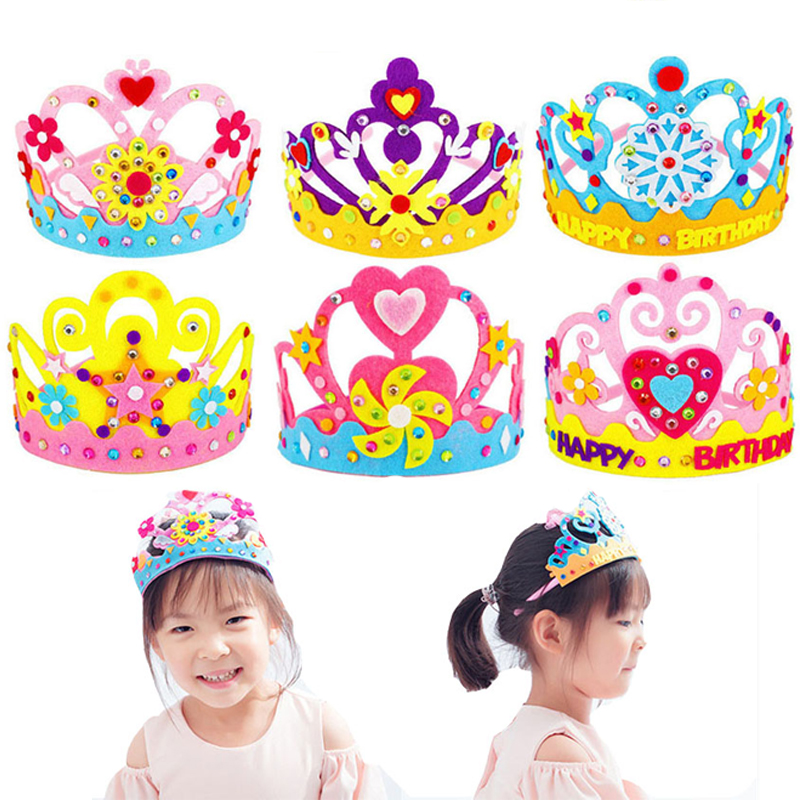 Art Craft For Kindergarten - DIY 공예 장난감 크라운 크리 에이