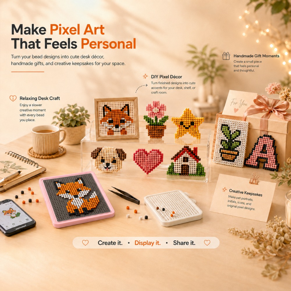 Art Craft App - LED 스마트 퓨즈 비드 페그보드, 앱으로