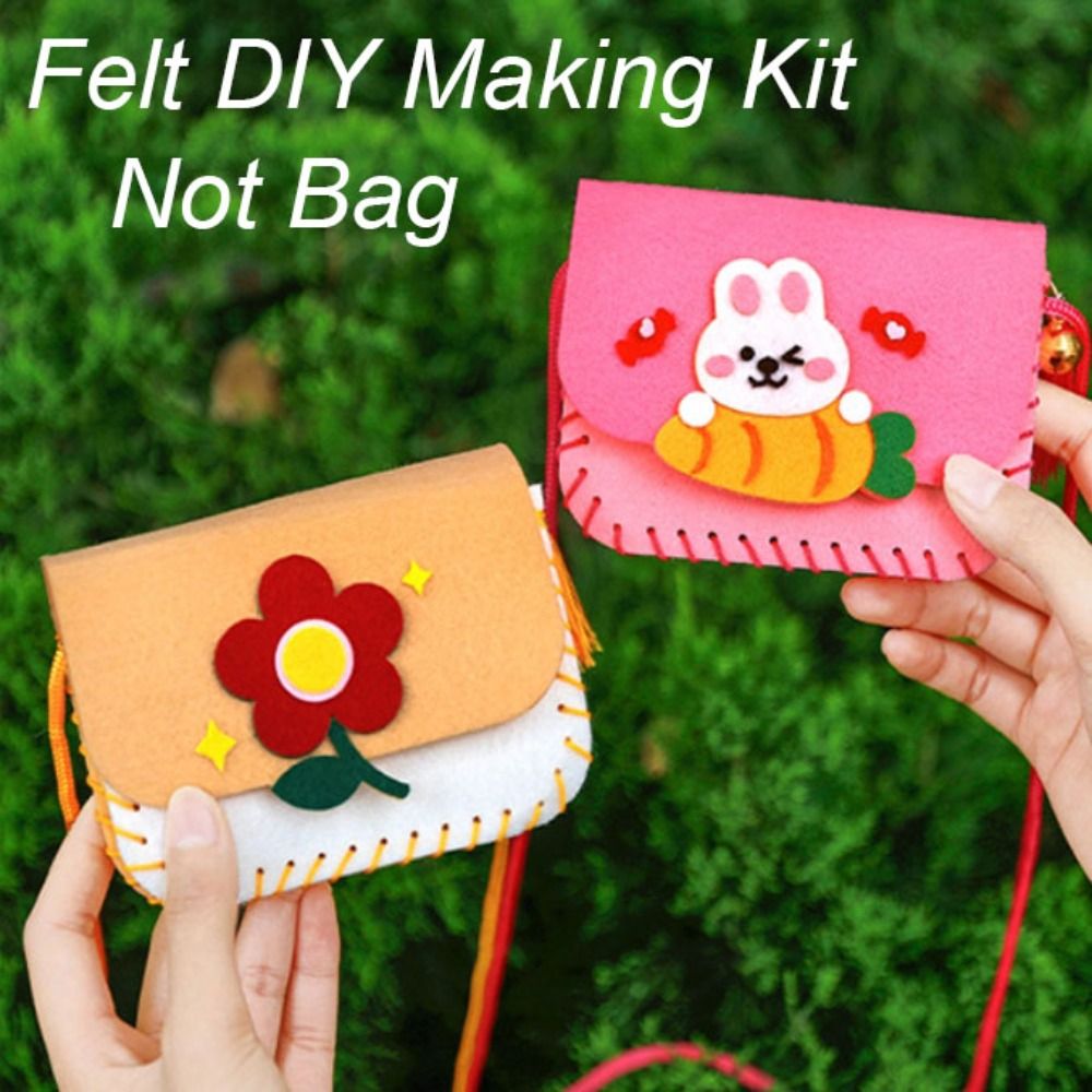 Art Craft For Kindergarten - 귀여운 펠트 가방 만들기 키트 만화
