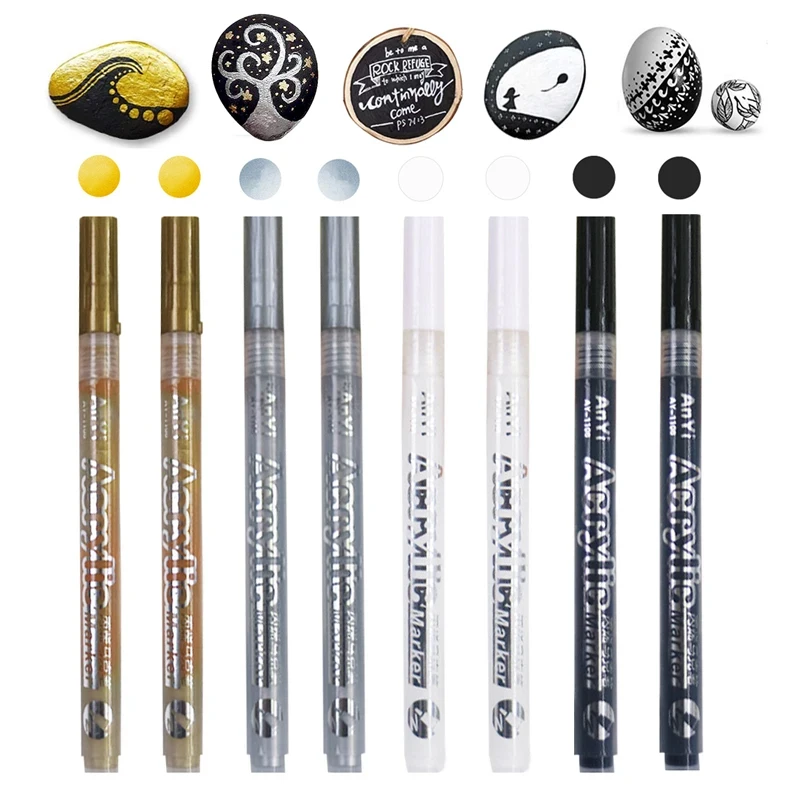 3개/세트 아크릴 마커 페인트 펜 블랙/화이트/골드/실 - Copic Marker Classic 리뷰 및 가격