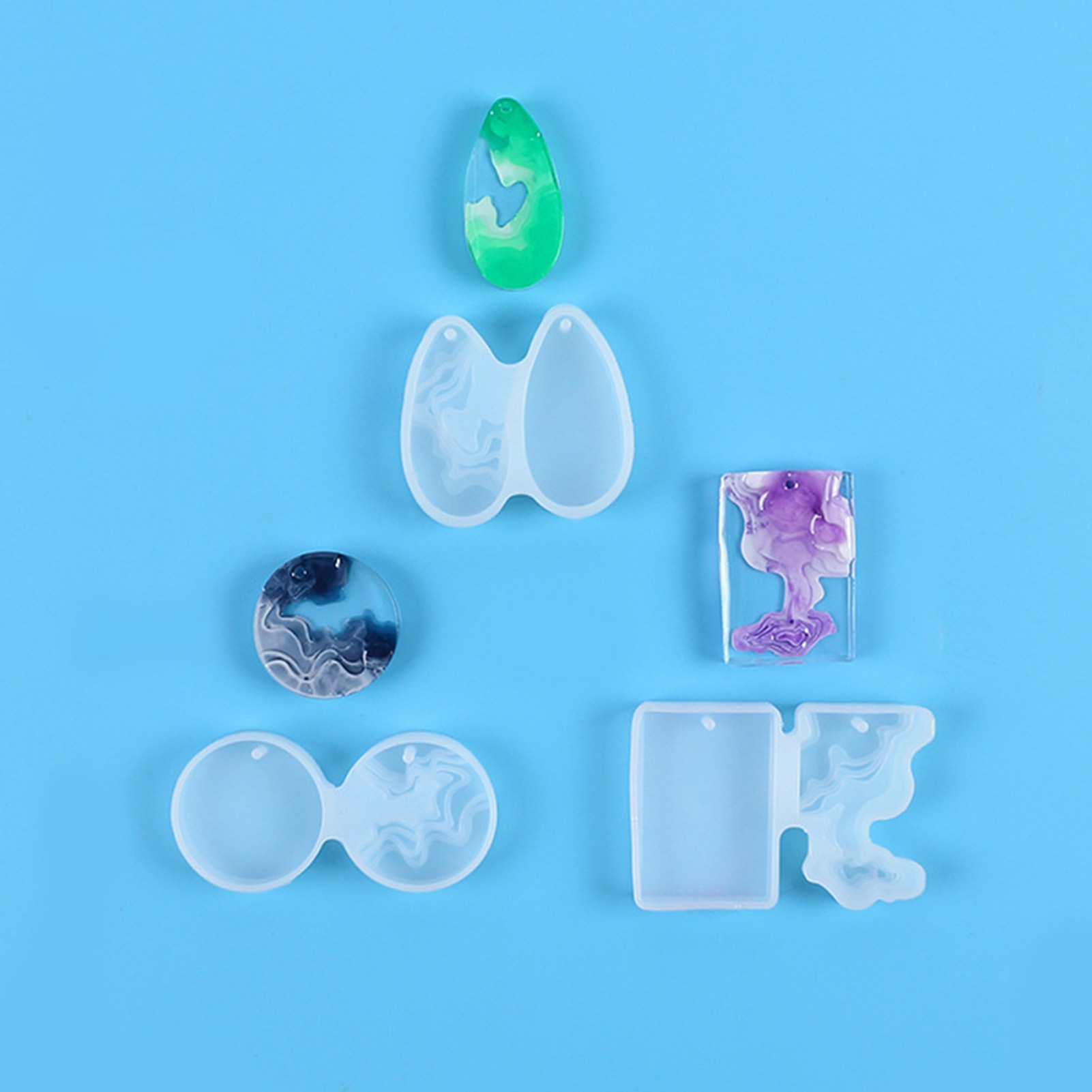 3pcs DIY 크리스탈 몰드 세트 레진 지오드 아트  - Art Craft Show 리뷰 및 가격