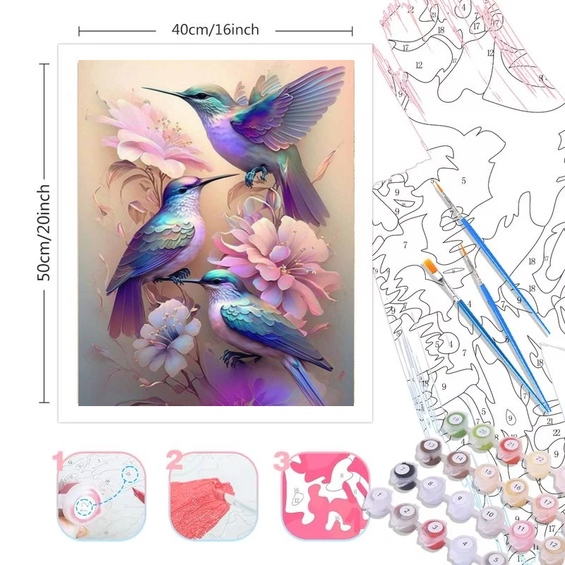 성인 초보자를 위한 페인트 바이 넘버스 키트 40X50 - Art And Craft Numbers 리뷰 및 가격
