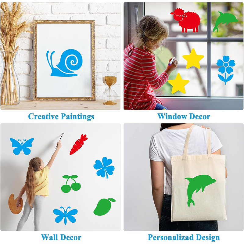 10/20pcs 페인팅 템플릿 드로잉 스텐실 DIY 만 - Art Craft Materials 리뷰 및 가격