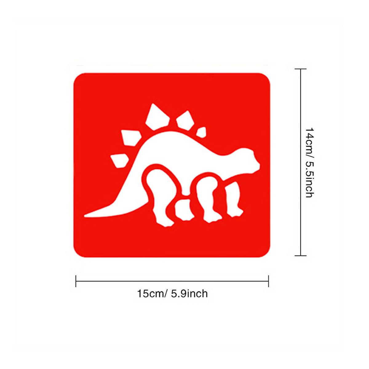 6Pcs 미니 마커가있는 6Pcs 공룡 그림 스텐실 세 - Art Craft Template 리뷰 및 가격