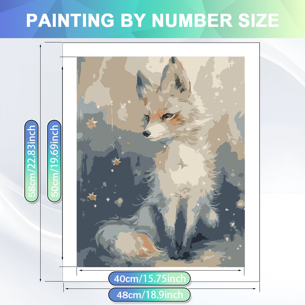 HUACAN 숫자로 그리는 그림 세트 토끼 동물 그림  - Art And Craft Numbers 리뷰 및 가격