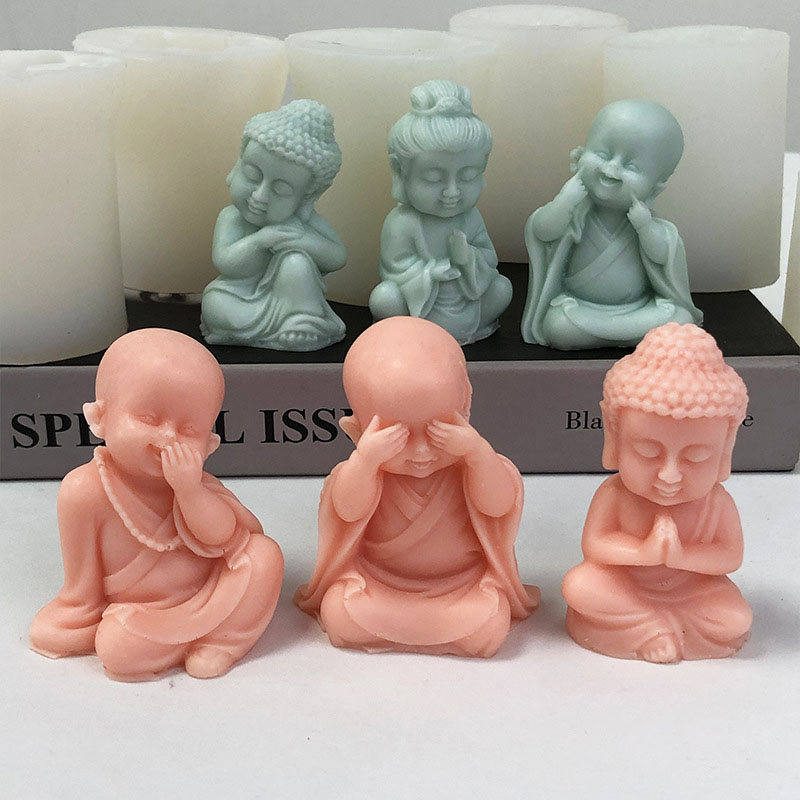 3D 작은 수도사 양초 실리콘 몰드, DIY Maitr - Art Craft Show 리뷰 및 가격