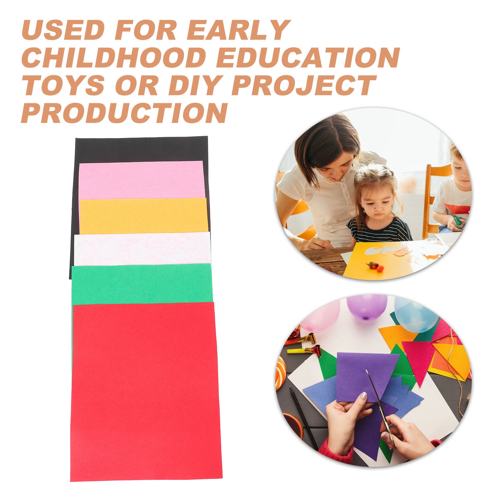 6 시트 어린이 DIY 부직포 어린이를위한 창의적 공예 - Art Craft For Kindergarten 리뷰 및 가격