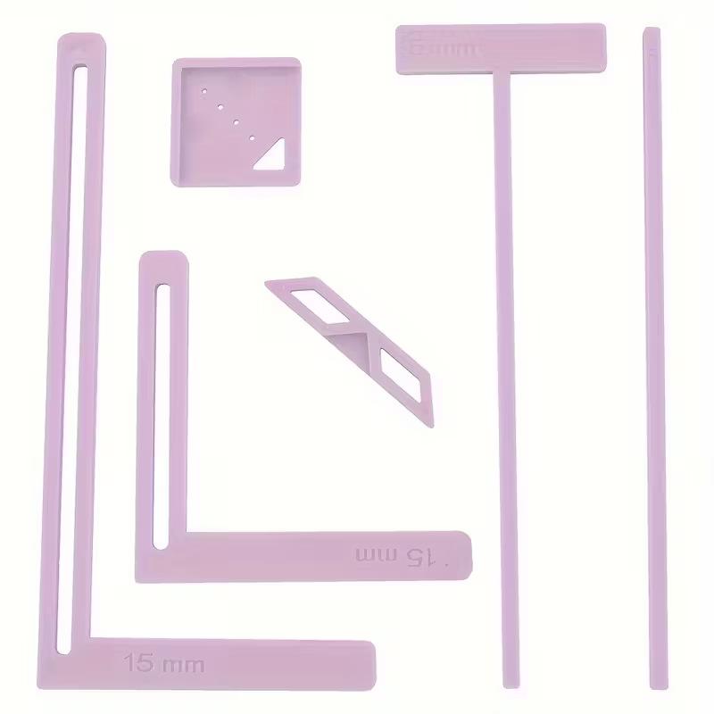 6Pcs 스크랩북 도구 다기능 눈금자 DIY 저널 스크 - Bookbinding Supply Kit 리뷰 및 가격