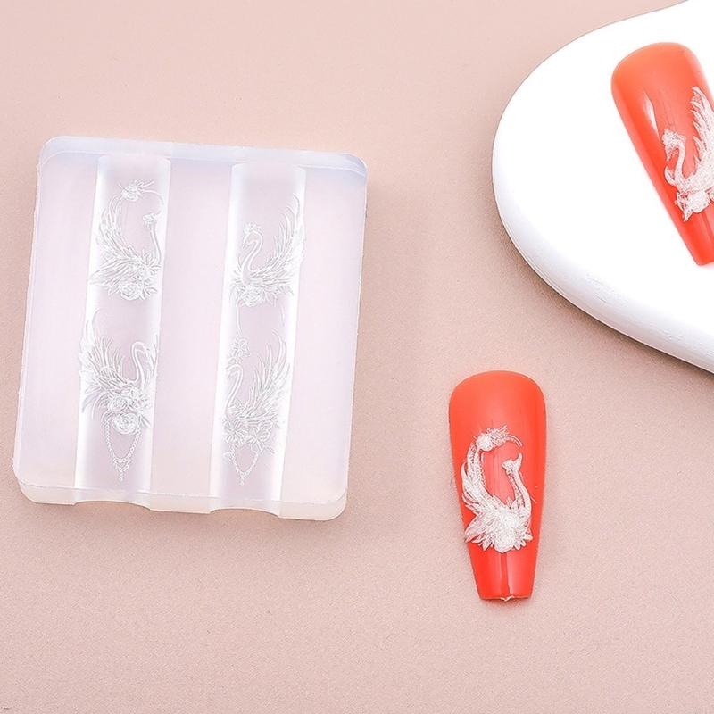실용적인 양각 패턴 장식을 만들기 위한 네일 아트 조각 - Art Craft Template 리뷰 및 가격