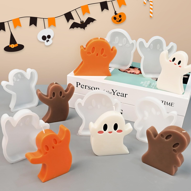 할로윈 시리즈 실리콘 캔들 몰드 DIY 귀여운 유령 공 - Art Craft Show 리뷰 및 가격