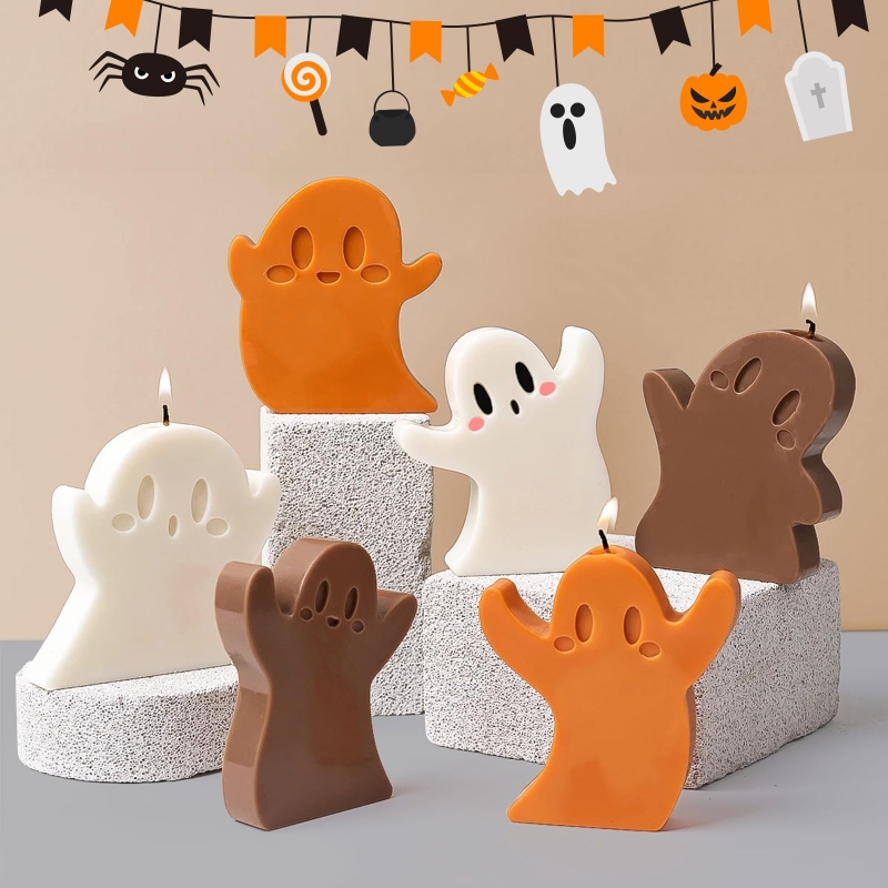 할로윈 시리즈 실리콘 캔들 몰드 DIY 귀여운 유령 공 - Art Craft Show 리뷰 및 가격