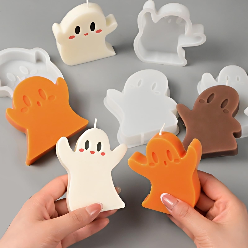 할로윈 시리즈 실리콘 캔들 몰드 DIY 귀여운 유령 공 - Art Craft Show 리뷰 및 가격