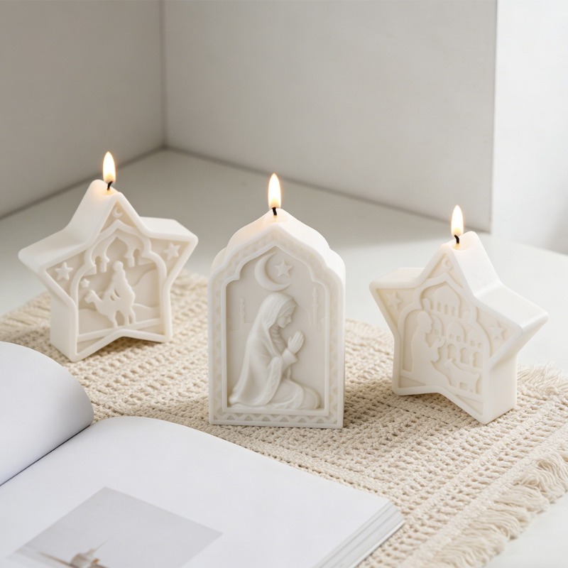 모스크 양초 몰드, 부드러운 별 달 양초 몰드, 아랍  - Art Craft Show 리뷰 및 가격