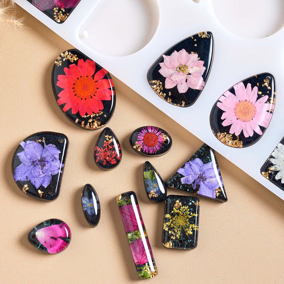 타임 스톤 펜던트 실리콘 몰드 DIY 쥬얼리 공예 크리 - Art Craft Show 리뷰 및 가격