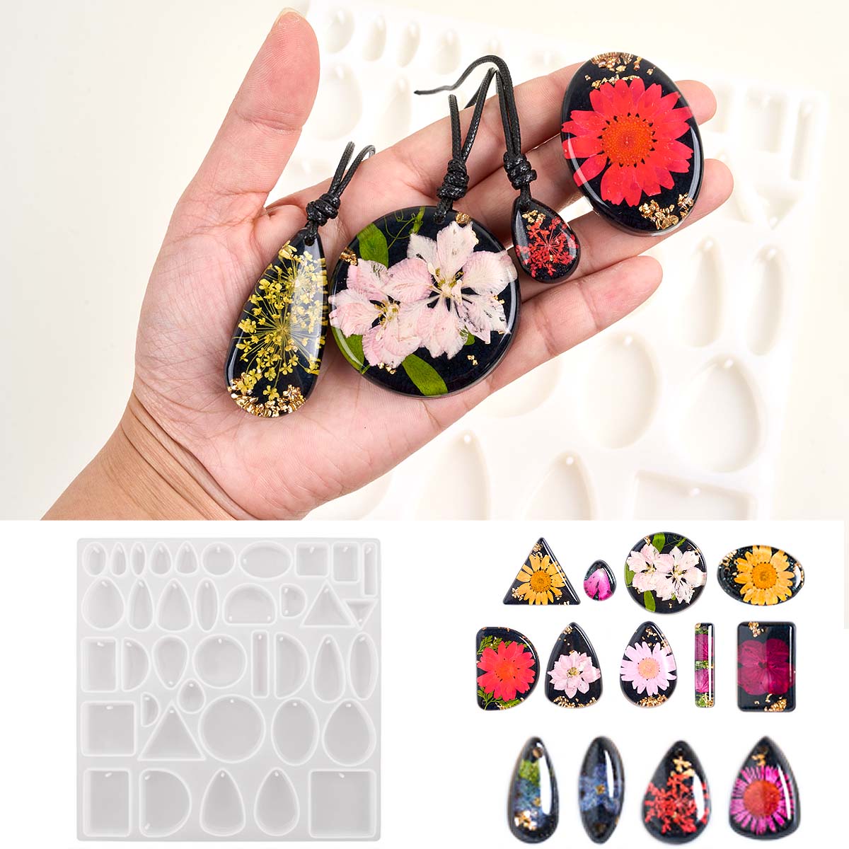 타임 스톤 펜던트 실리콘 몰드 DIY 쥬얼리 공예 크리 - Art Craft Show 리뷰 및 가격