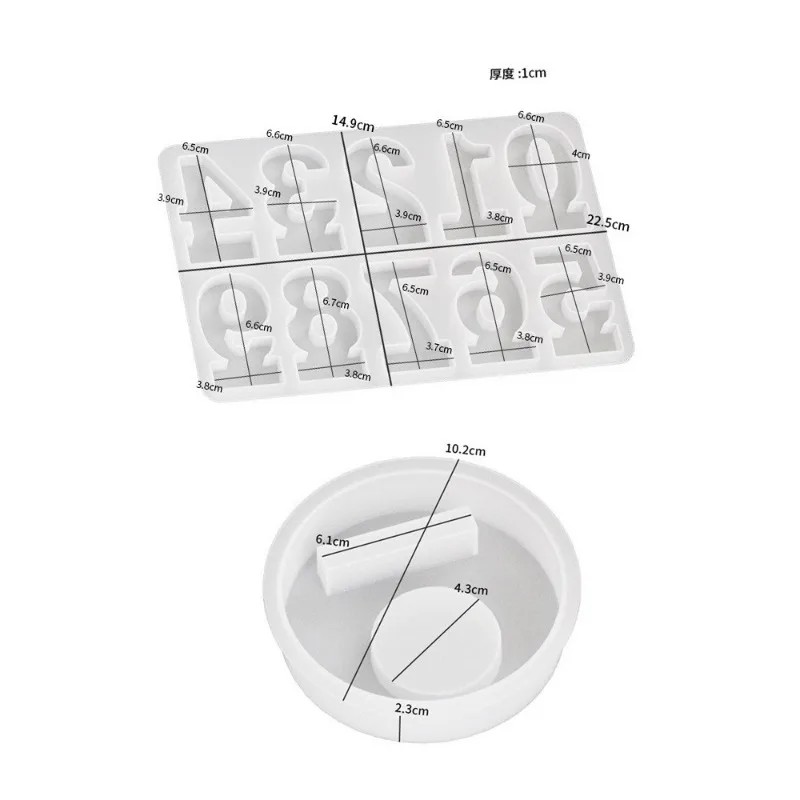 2pc 생일 케이크 실리콘 몰드 홀더 티라이트 홀더 만 - Art And Craft Numbers 리뷰 및 가격