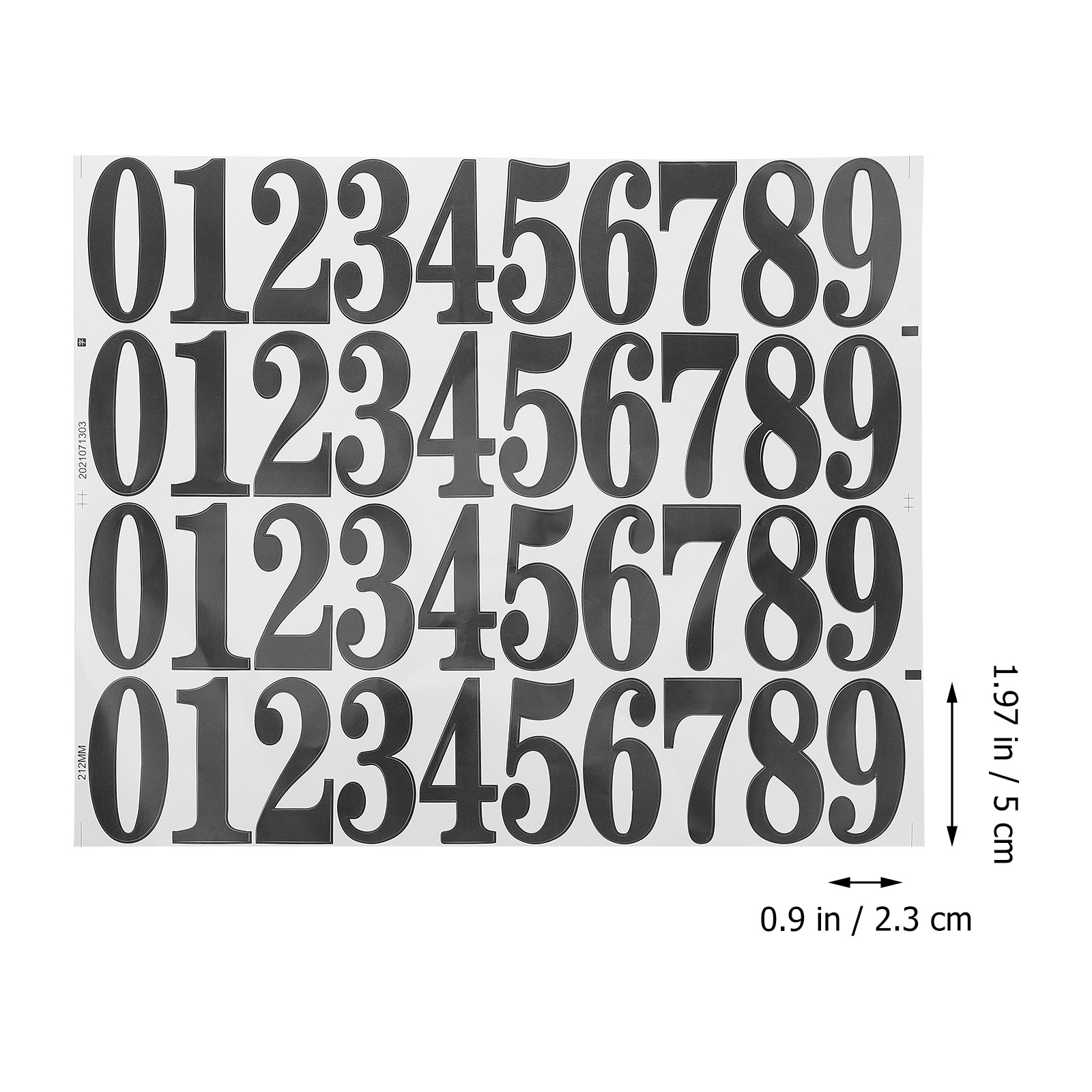 5장 방수, 내유성, 찢김 방지 PVC 스티커 우편함  - Art And Craft Numbers 리뷰 및 가격