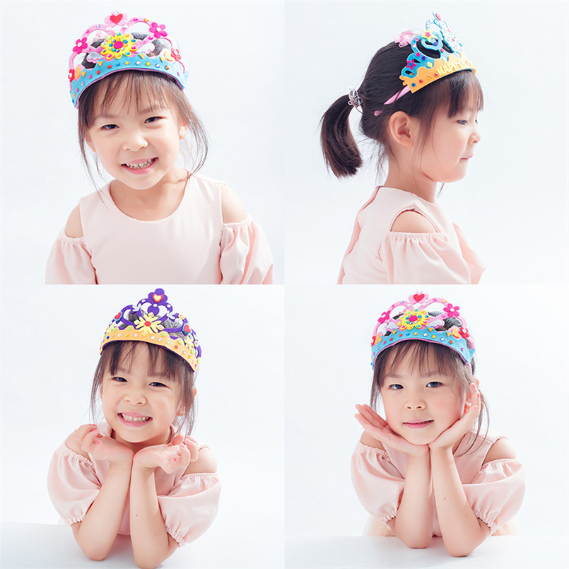 DIY 공예 장난감 크라운 크리 에이 티브 종이 장식  - Art Craft For Kindergarten 리뷰 및 가격