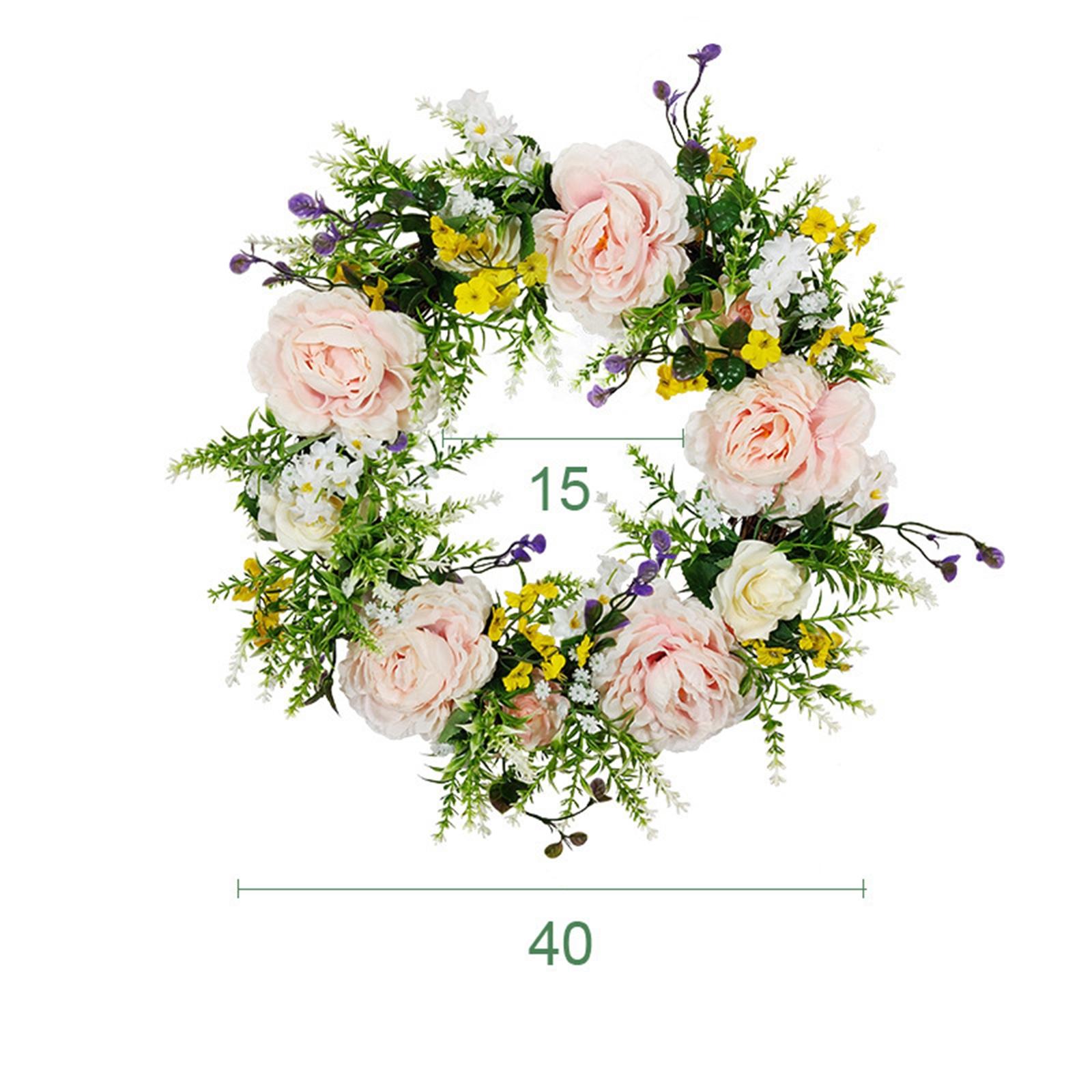 인공 실크 꽃 화환 장미 덩굴 테이블 센터피스 식물 공 - Art Craft Door 리뷰 및 가격