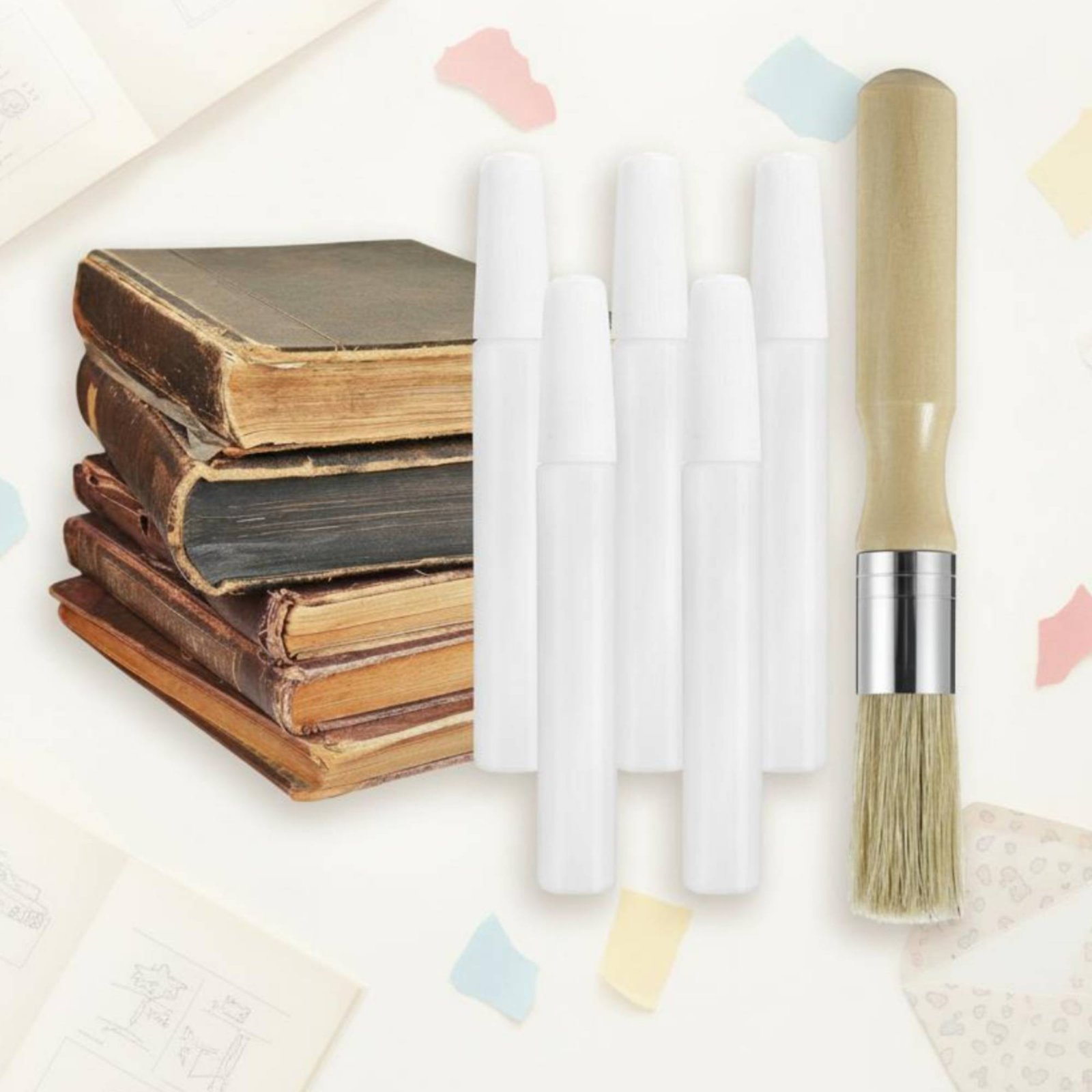 6 조각 책 접착제 및 브러시 세트 비부식성 안전한 책 - Bookbinding Supply Kit 리뷰 및 가격