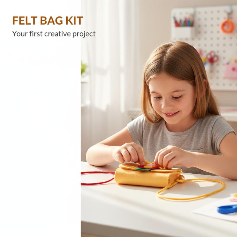 어린이를 위한 펠트 가방 만들기 키트 DIY 바느질 장 - Art Craft For Kindergarten 리뷰 및 가격
