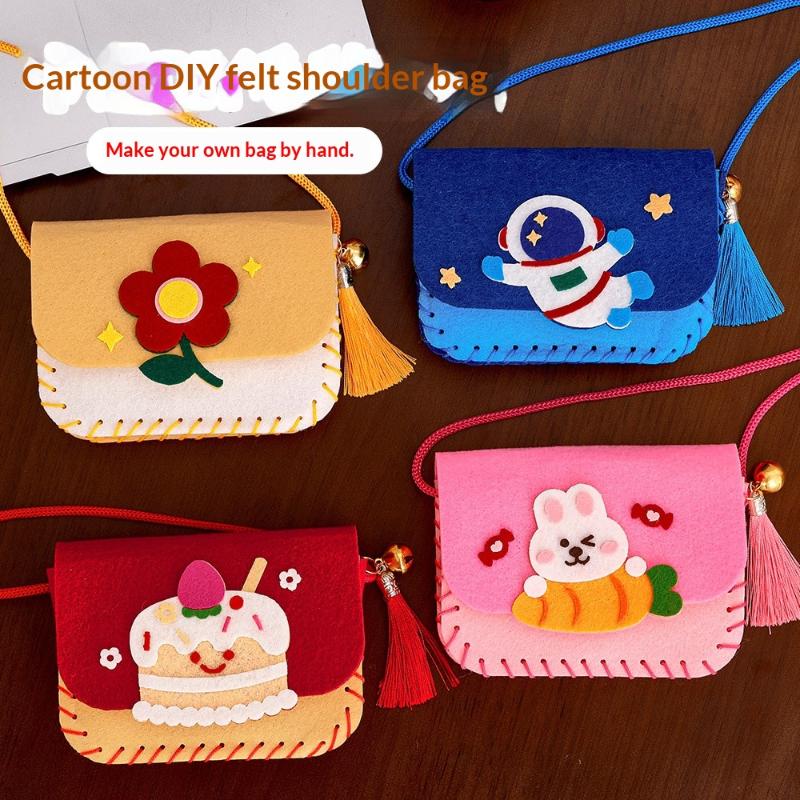 귀여운 펠트 가방 만들기 키트 공예 미술 바느질 장난감 - Art Craft For Kindergarten 리뷰 및 가격