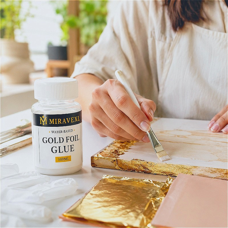 50/100ml 수성 금박 접착제 키트 DIY 공예용  - Art Craft Earth Day 리뷰 및 가격