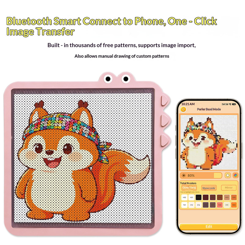 LED 지능형 펄러 비드 페그보드 앱 컨트롤 스마트 라 - Art Craft App 리뷰 및 가격
