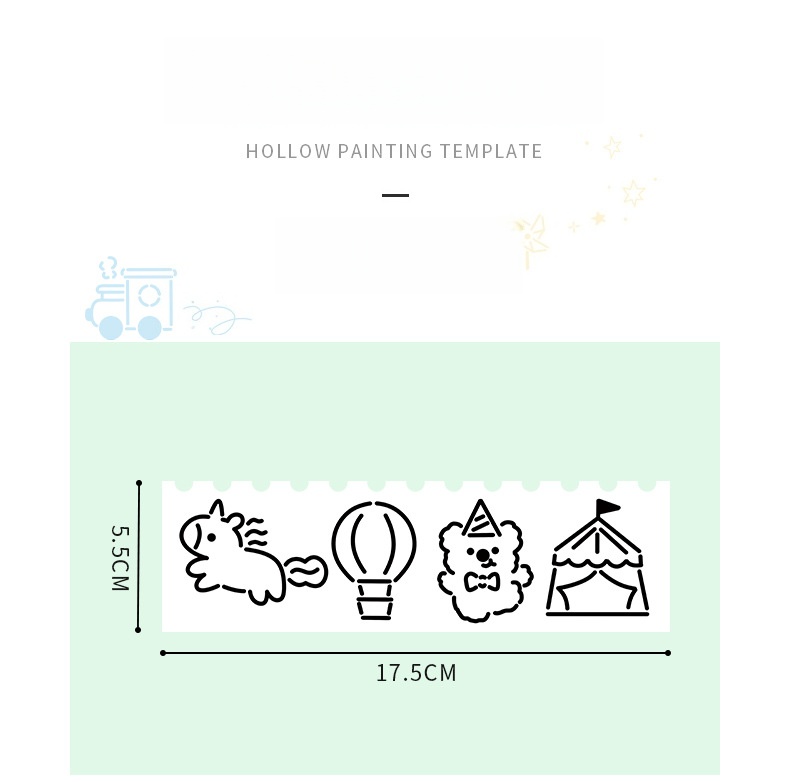 만화 속이 빈 스텐실 자, 학생들을 위한 다양한 모양의 - Art Craft Template 리뷰 및 가격