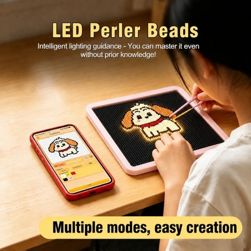 LED 퓨즈 비즈 공예 보드, 스마트 앱 제어 DIY  - Art Craft App 리뷰 및 가격